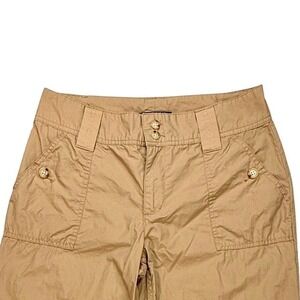 Lauren‎ Ralph Lauren Women's Tan Cropped Wide Leg Pants Trousers Sz 6